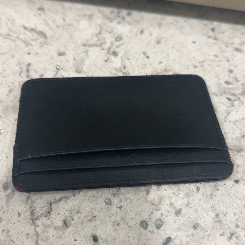 CHANEL Black Quilted Cambon Ligne Card Holder Case Black Slim Wallet  AUTHENTIC - Picture 7 of 12